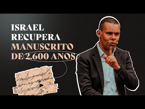 ISRAEL RECUPERA MANUSCRITO DE 2.600 ANOS #RodrigoSilva #Israel