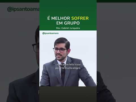 É Melhor Sofrer em Grupo – Rev. Gabriel Junqueira #shorts