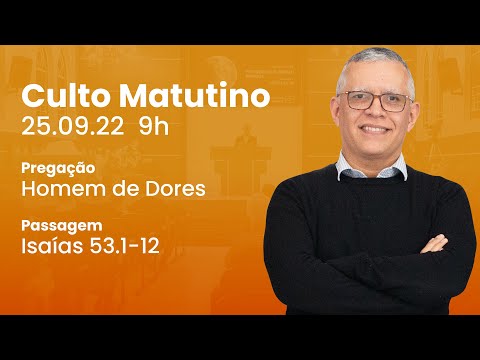 🔴 Culto Ao Vivo – Rev. Daniel Santos | Domingo 9h  (25/09)