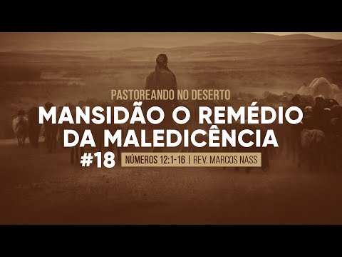 Pastoreando no Deserto | #18 Mansidão o remédio da maledicência – Números 12:1-16 | Rev. Marcos Nass