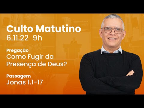 🔴 Culto Matutino | 06/11 9h – Rev. Daniel Santos