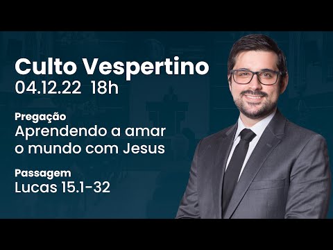 🔴 Culto Vespertino | 04/12 18h – Rev. Gabriel Junqueira