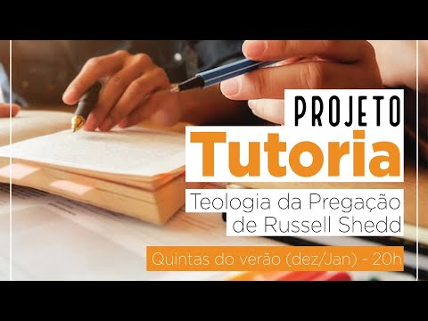 Tutoria Shedd. Teologia Biblica aplicada à exposição bíblica
