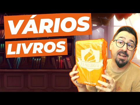 Eu recebi dois pacotes de livros