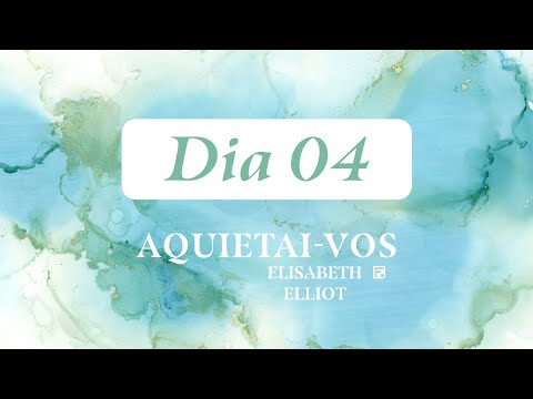 Dia 04 – Para onde seu murmurar vai levar você? | Aquietai-vos