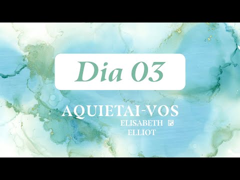 Dia 03 – Temos de encalhar | Aquietai-vos