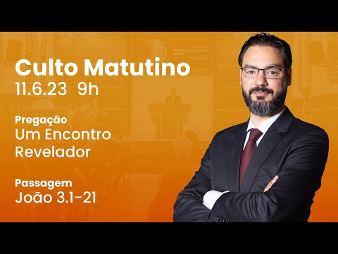 🔴 Culto Matutino | 11/6 9h – Pr. Lucas Previde