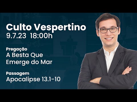 🔴 Culto Vespertino | 9/7 18h – Pr. Geimar de Lima