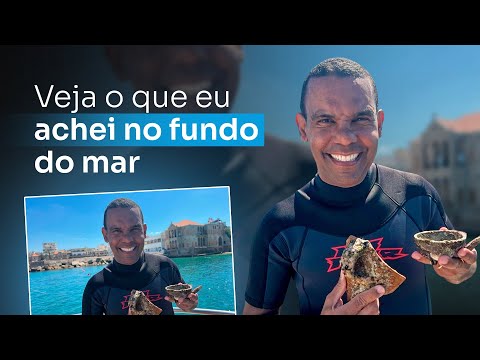 Veja o que achei no fundo do mar #RodrigoSilva