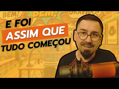 DIA NACIONAL DO PODCAST COM IMAGENS NOSTÁLGICAS