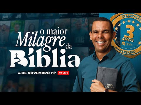 📖 O maior milagre da Bíblia I Aniversário de 3 anos A Bíblia Comentada com Rodrigo Silva