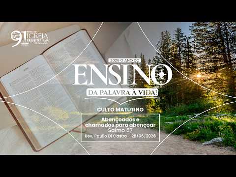 Abençoados e chamados para abençoar (Salmo 67) } Rev. Paullo Di Castro