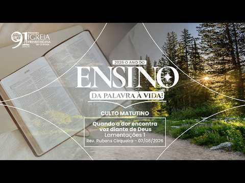Quando a dor encontra voz diante de Deus (Lamentações 1) | Rev. Rubens Cirqueira