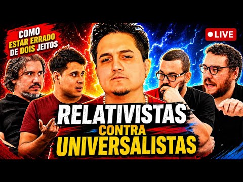 🔴AULIVE: EXISTE UM PRINCÍPIO UNIVERSAL? KREPE E CIDADE ERRADOS DE DUAS MANEIRAS DIFERENTES