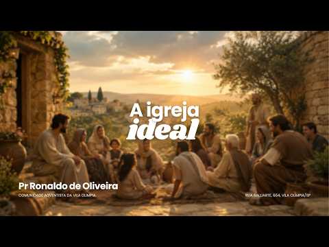A igreja ideal | Culto de Sábado – 01/08/2026 – Pr. Ronaldo de Oliveira