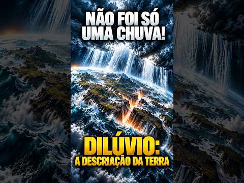 O dilúvio NÃO foi só uma chuva de 40 dias! 🌊
