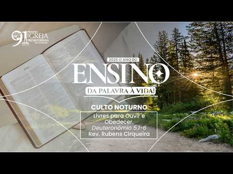 Livres para Ouvir e Obedecer (Dt 5.1-6) | Rev. Rubens Cirqueira